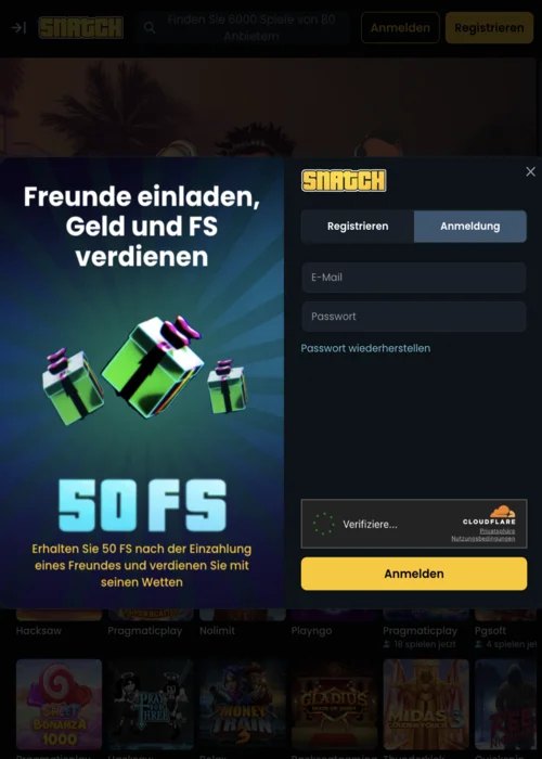 Casino Snatch Login